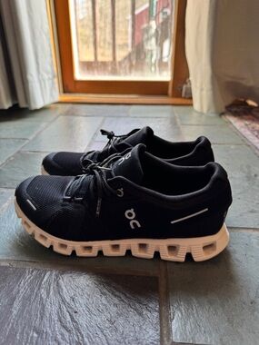 On cloud running shoes